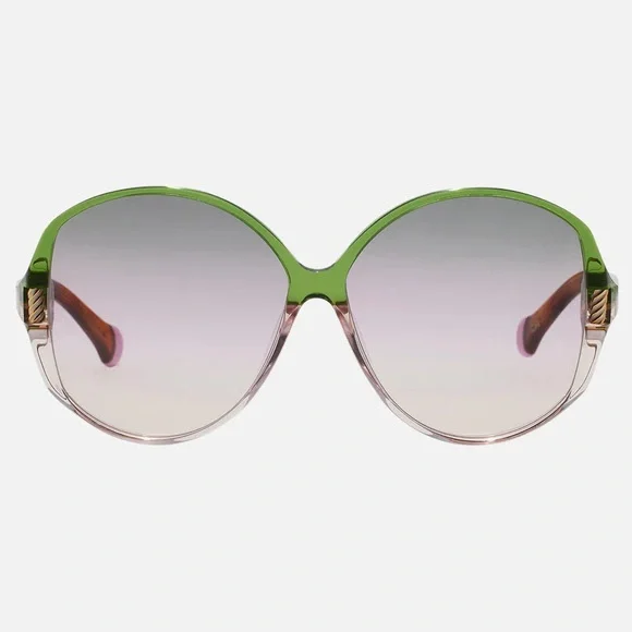 CAMILLA “Afternoons in Amalfi” fern/rose oversized oval hippie boho sunglasses CAMILLA “Afternoons in Amalfi” fern/rose oversized oval  main image 4